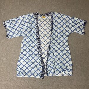 Roberta Roller Rabbit Robe Kimono Floral Cotton no size